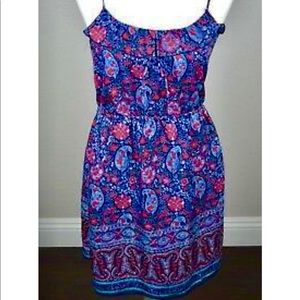 American Eagle Blue/Red Summer Dress